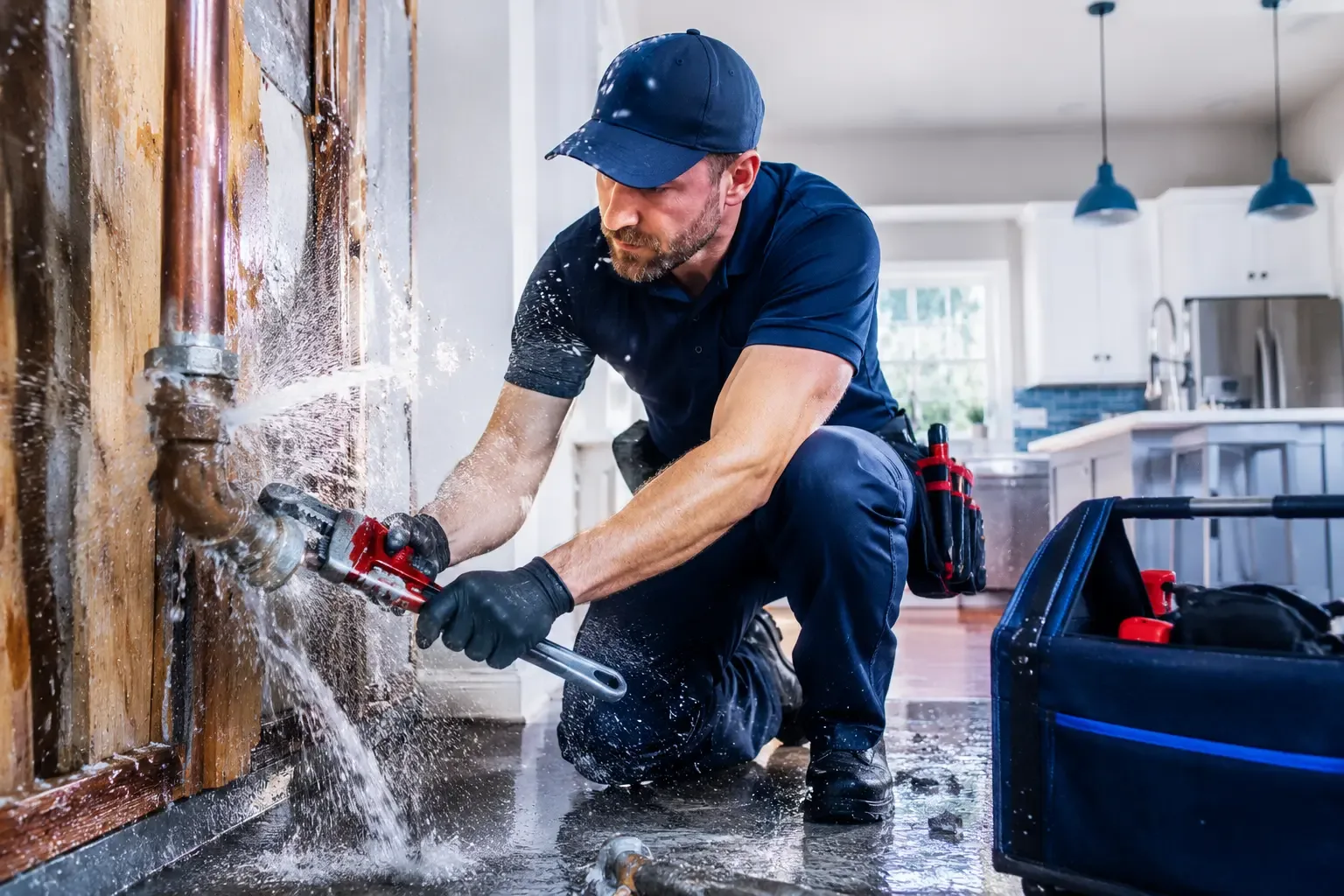 Local emergency pipe repair professionals in Rockfall, CT